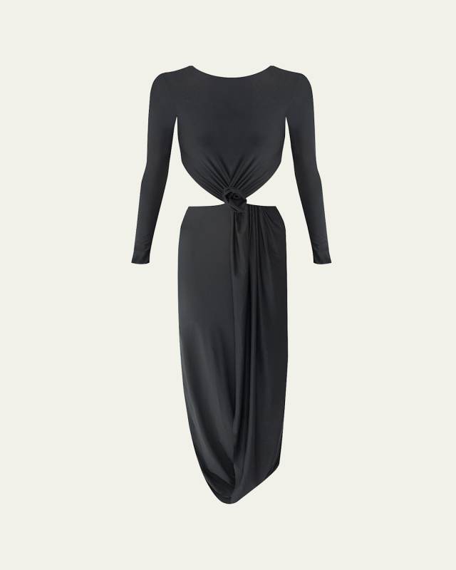 Damasco Cutout Midi Dress